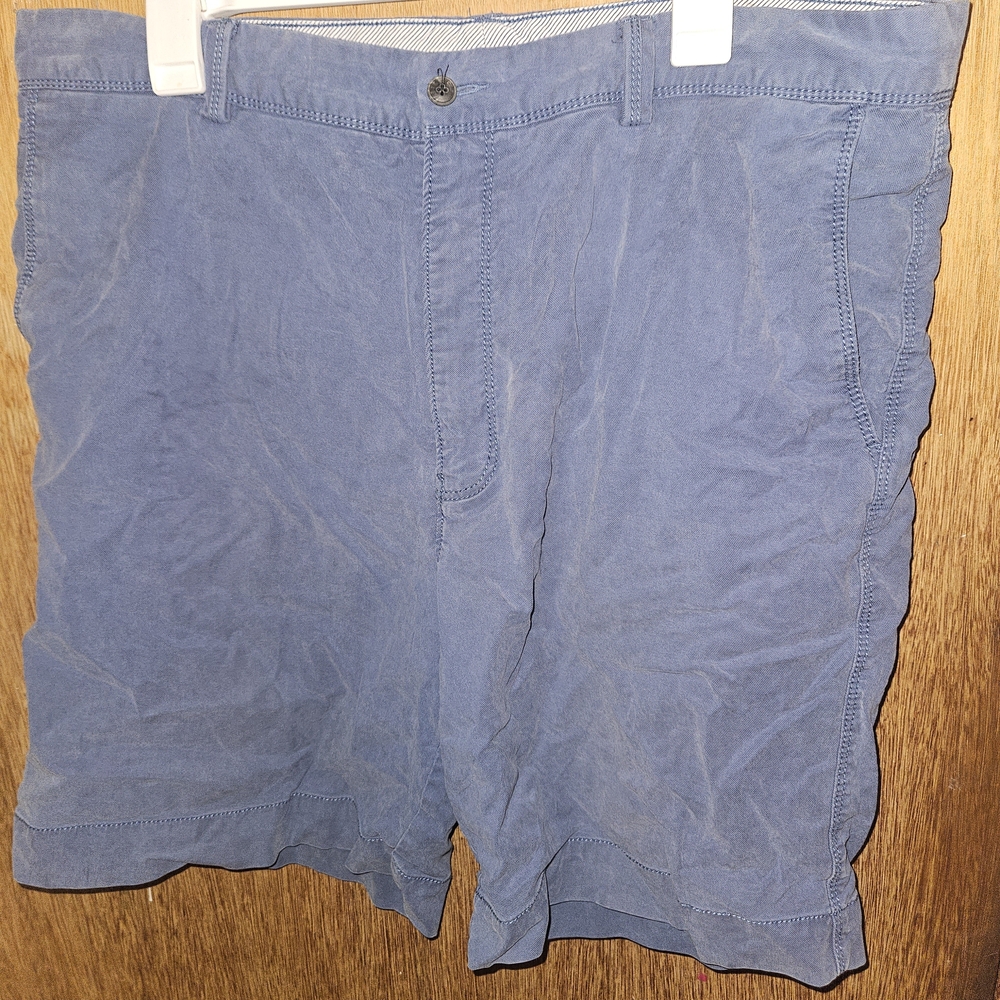 Tommy Bahama Men's Slate Blue Flat Front Shorts